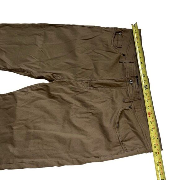 prAna Brion Hiking Men’s Pants In Mud Color Size 40WX30L Green - Picture 7 of 12